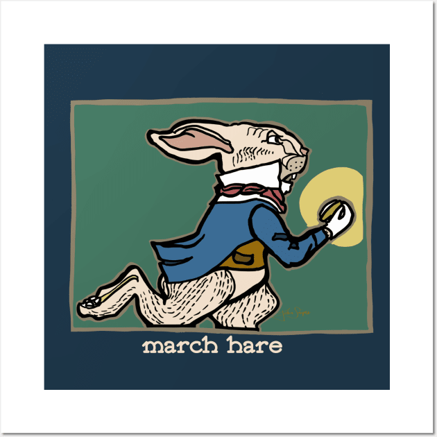 The March Hare Wall Art by JSnipe